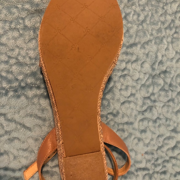 Jack Rogers Flagler Stitch Cork Platform Wedge Sandals 8.5 - Picture 5 of 5